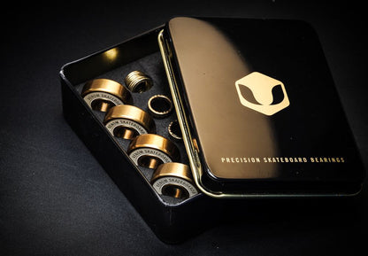 Venom Precision Gold Skateboard Bearings - Skate Rated