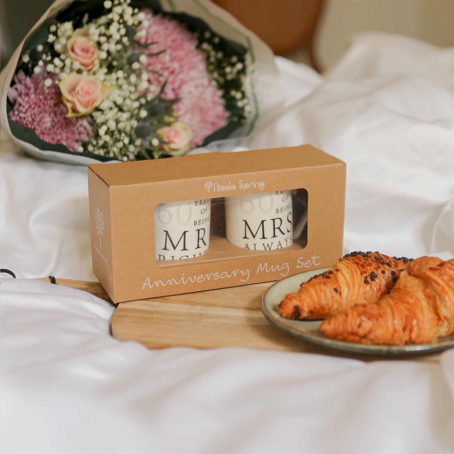 30th Anniversary New Bone China Mug Set - 300ml