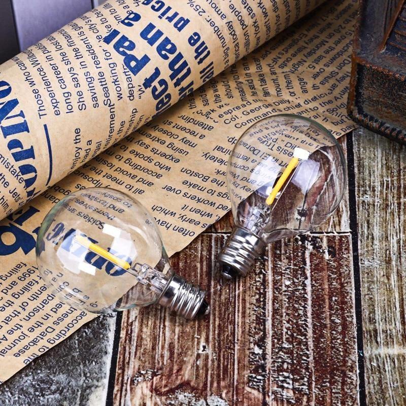10 Pack Warm White LED Super Festoon Shatterproof Replacement Bulbs