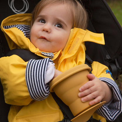 330ml Silicone Baby Suction Snack Pot