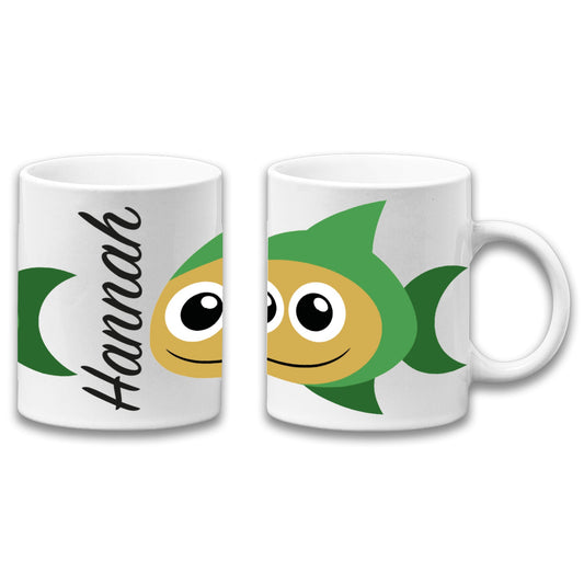 Adorable Fish Sea Animal Personalised Your Name Gift Mug