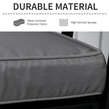 Garden Bench Cushion 2 Seater Seat Pad for Patio Indoor & Outdoor Use