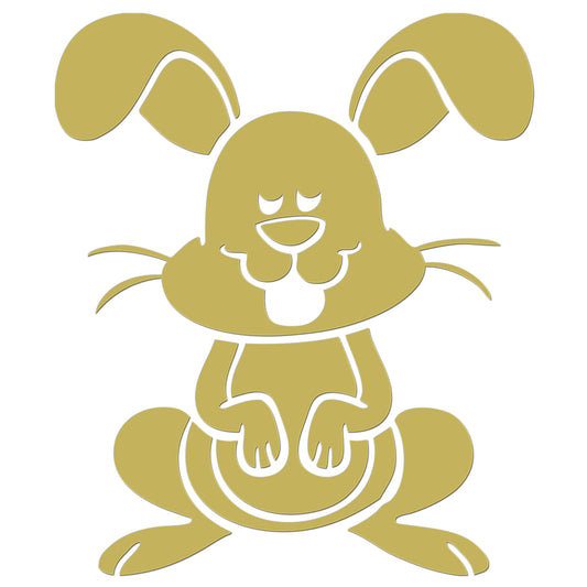 Cartoon Bunny Iron On HTV Transfer