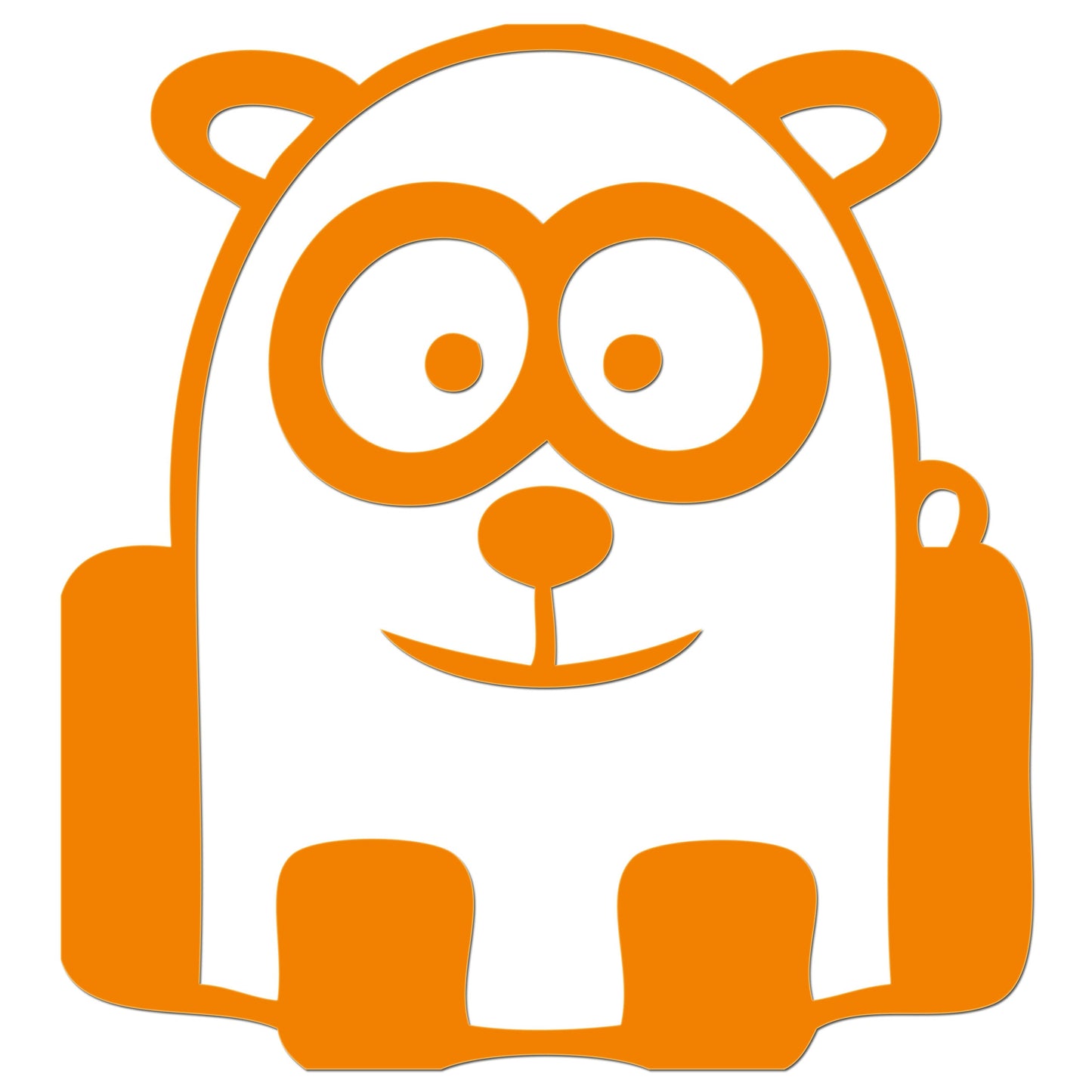 Funny Cartoon Panda Iron On HTV Transfer