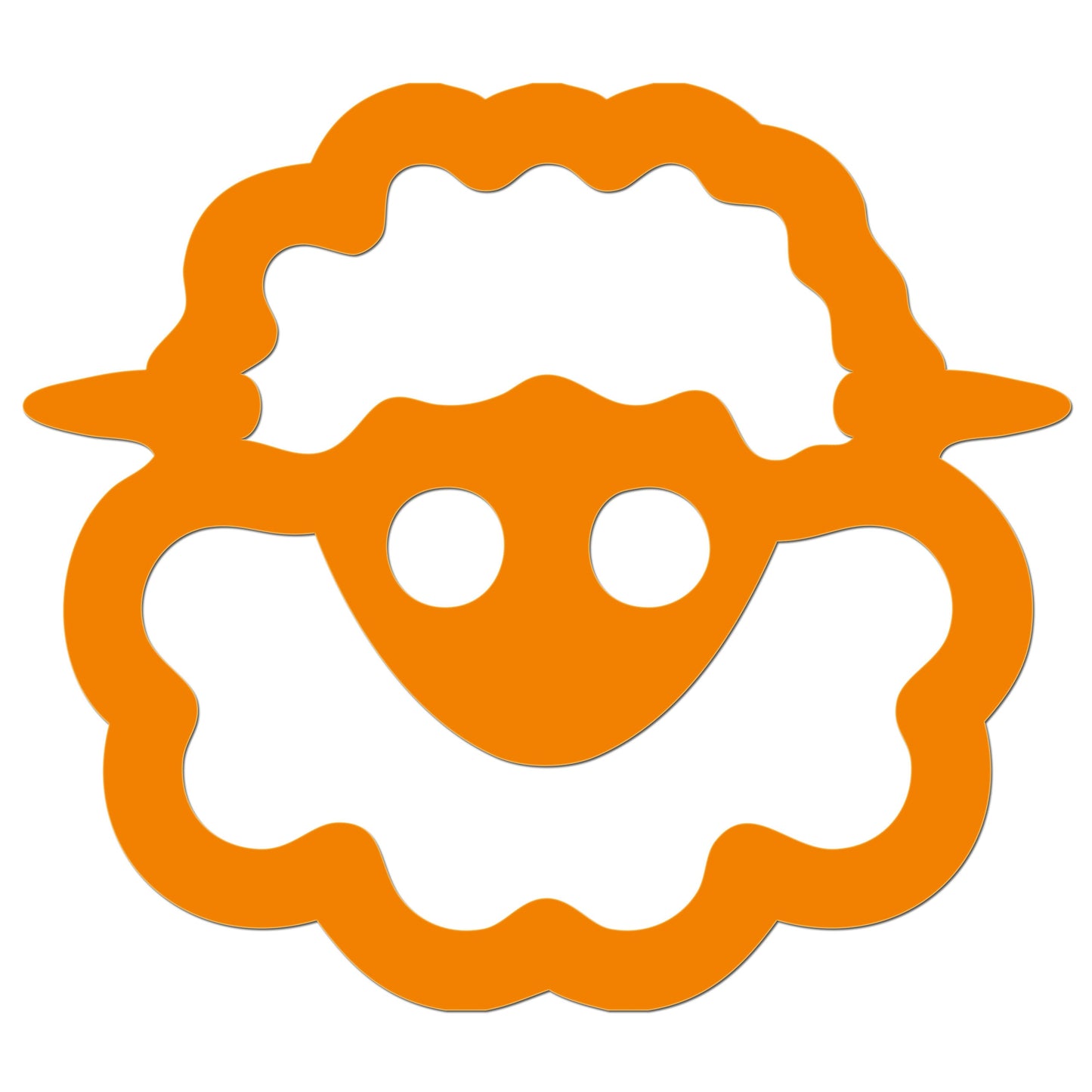 Funny Cartoon Sheep Iron On HTV Transfer