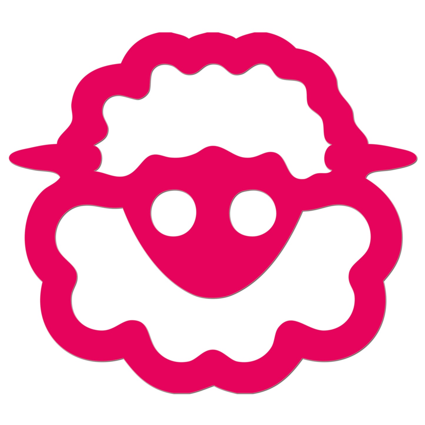 Funny Cartoon Sheep Iron On HTV Transfer