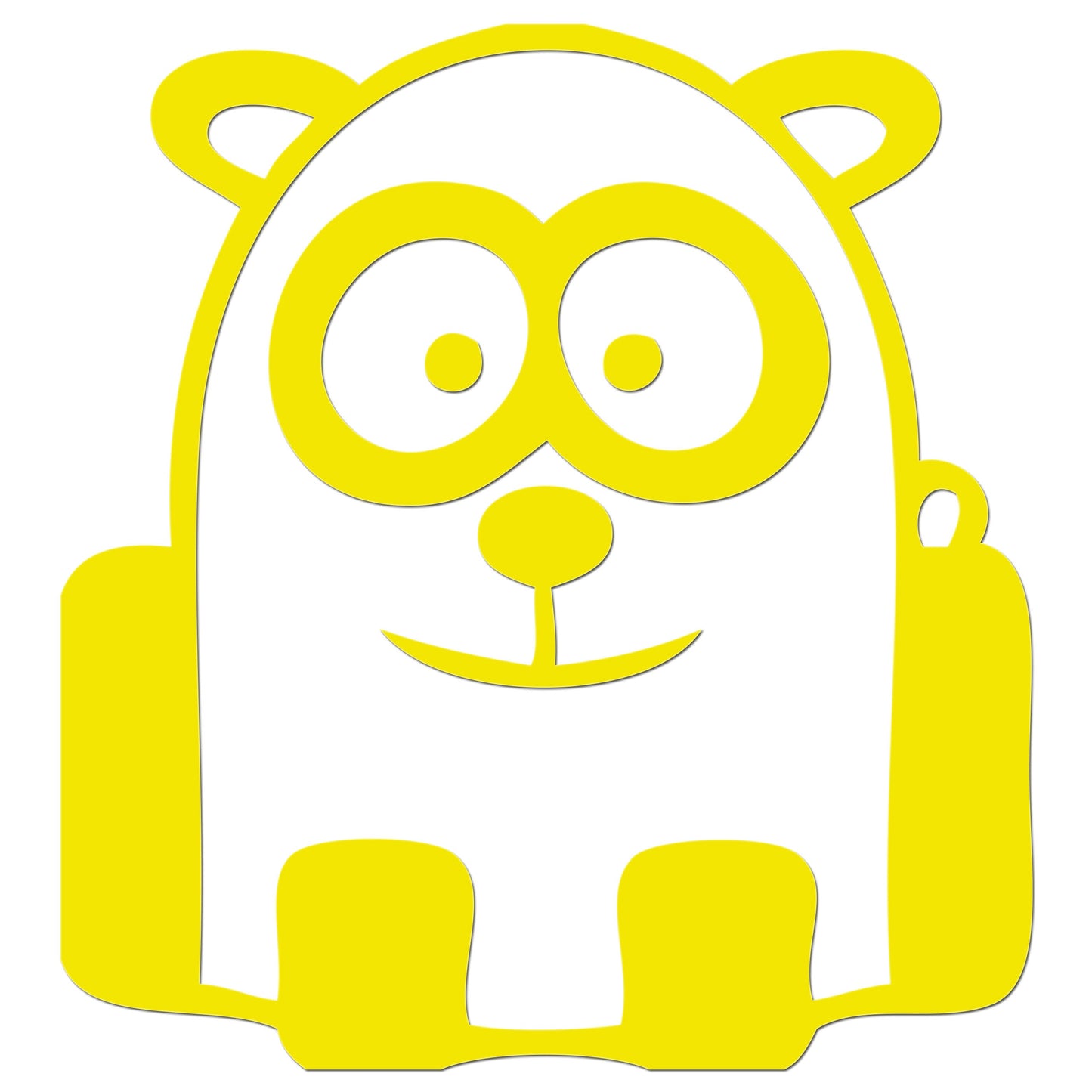 Funny Cartoon Panda Iron On HTV Transfer