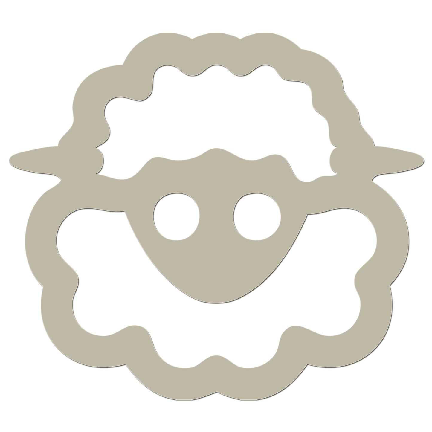 Funny Cartoon Sheep Iron On HTV Transfer