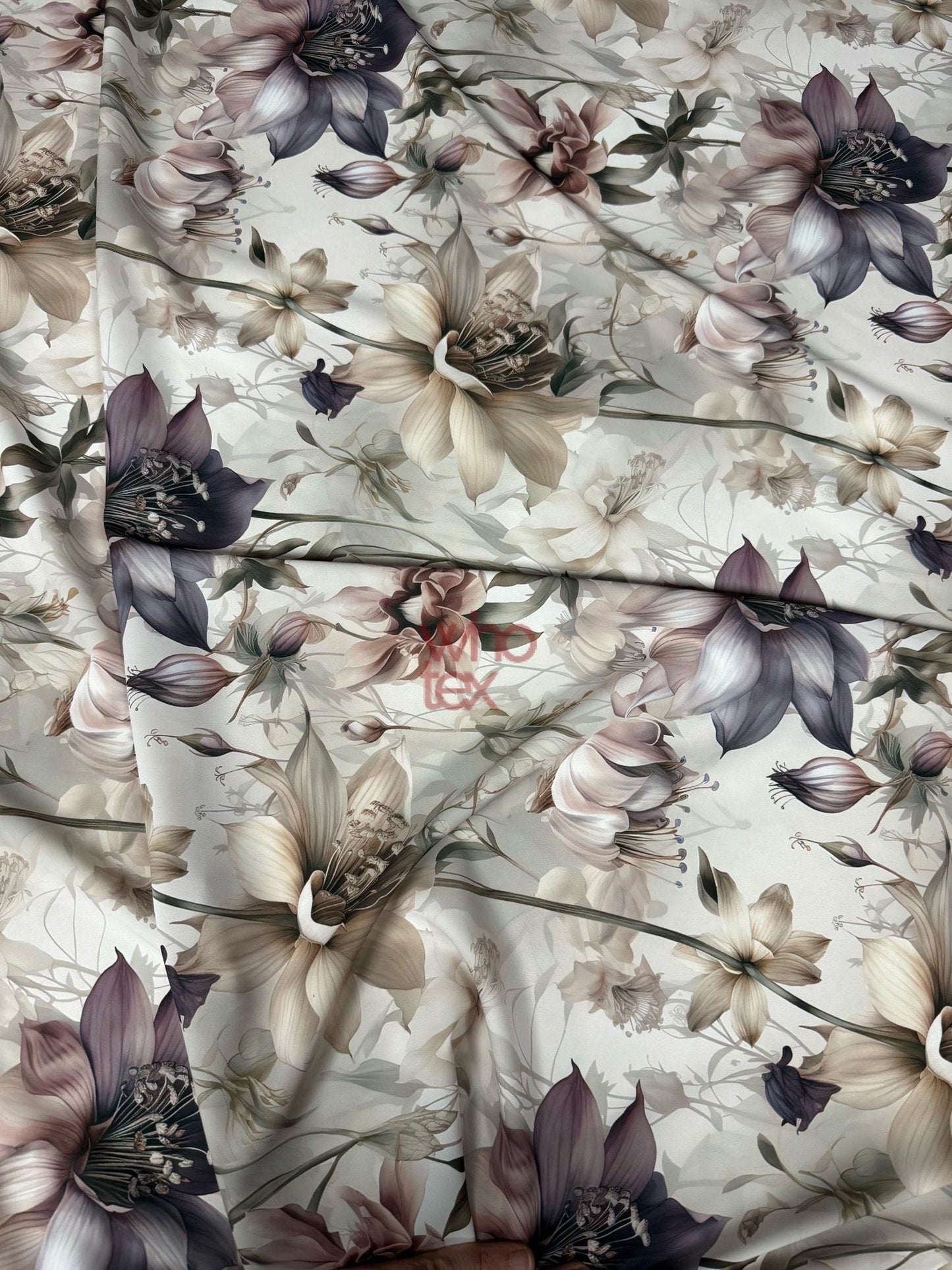 Vintage Botanical Print Fabric