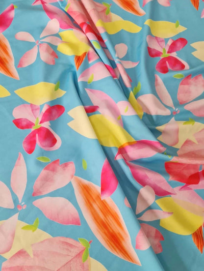 Floral Print Fabric – Fabric by Metre, Multiple Options for Sewing & Dressmaking