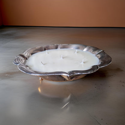 Flower-Shaped Bowl Candle