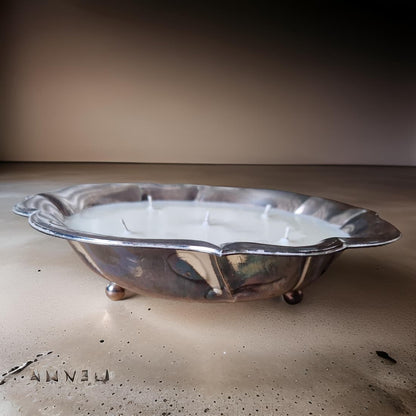 Flower-Shaped Bowl Candle