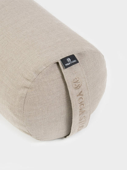 Yoga Studio Organic Buckwheat Linen Meditation Bolster Cushion