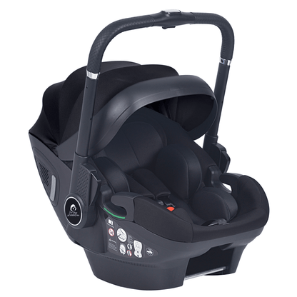 For Your Little One Qubi Infant Car Seat & Stroller 7 Piece Bundle - Eclipse Black
