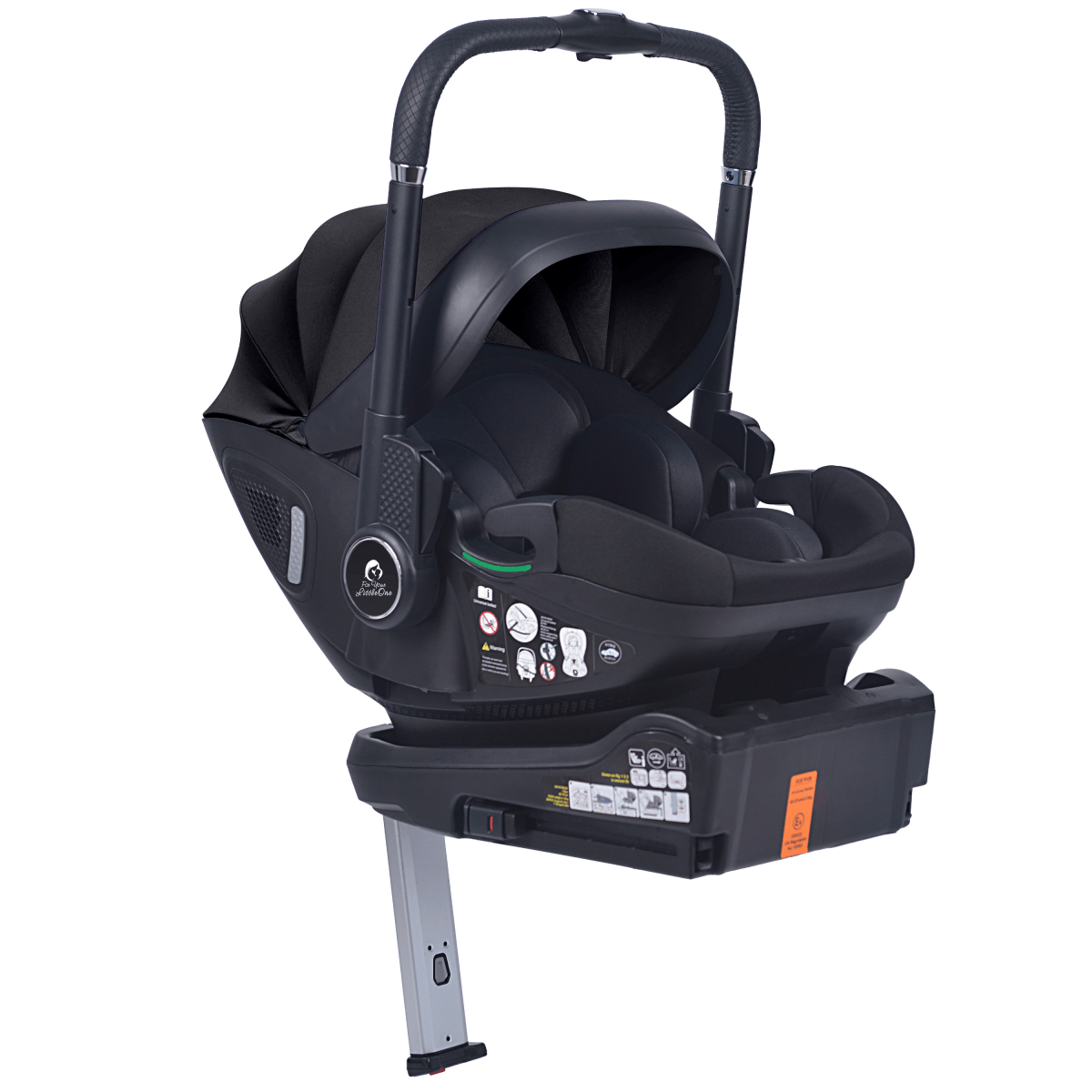 For Your Little One Qubi Infant Car Seat & Stroller & Base - Eclipse Black