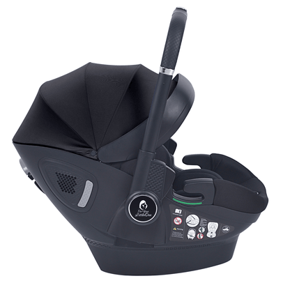 For Your Little One Qubi Infant Car Seat & Stroller 7 Piece Bundle - Eclipse Black