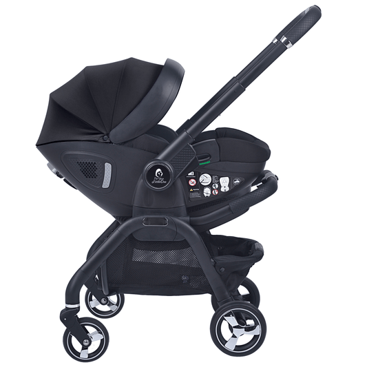 For Your Little One Qubi Infant Car Seat & Stroller - Eclipse Black