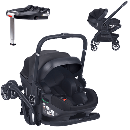For Your Little One Qubi Infant Car Seat & Stroller & Base - Eclipse Black