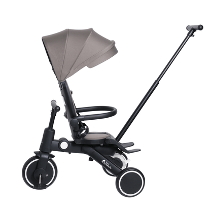 Foryourlittleone Xplor 6 in 1 Foldable Trike - Grey Olive (10m-4y)