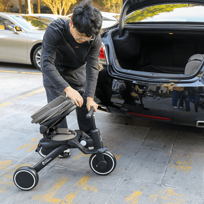 Foryourlittleone Xplor 6 in 1 Foldable Trike - Grey Olive (10m-4y)