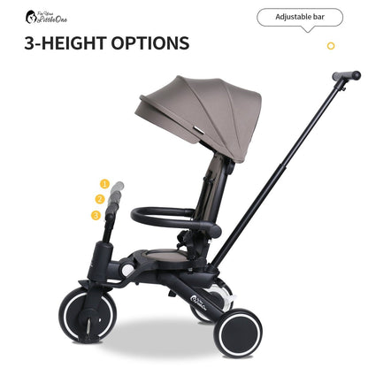 Foryourlittleone Xplor Plus 6 in 1 Foldable Trike - Green (10m-5y)