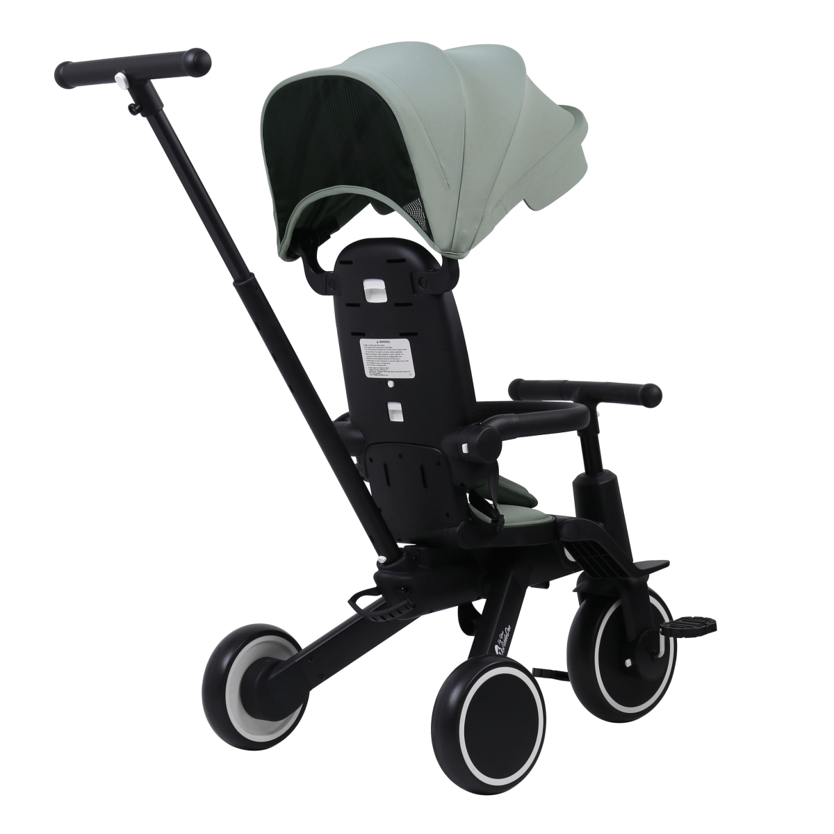 Foryourlittleone Xplor Plus 6 in 1 Foldable Trike - Green (10m-5y)