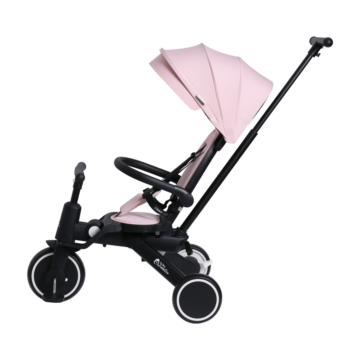 Foryourlittleone Xplor Plus 6 in 1 Foldable Trike - Pastel Pink (10m-4y)