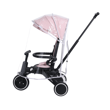 Foryourlittleone Xplor Plus 6 in 1 Foldable Trike - Pastel Pink (10m-4y)