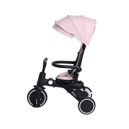 Foryourlittleone Xplor Plus 6 in 1 Foldable Trike - Pastel Pink (10m-4y)