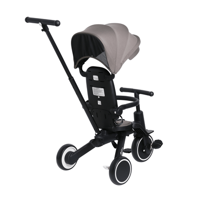 Foryourlittleone Xplor Plus 6 in 1 Foldable Trike - Grey Olive (10m-5y)