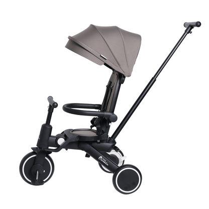 Foryourlittleone Xplor Plus 6 in 1 Foldable Trike - Grey Olive (10m-5y)