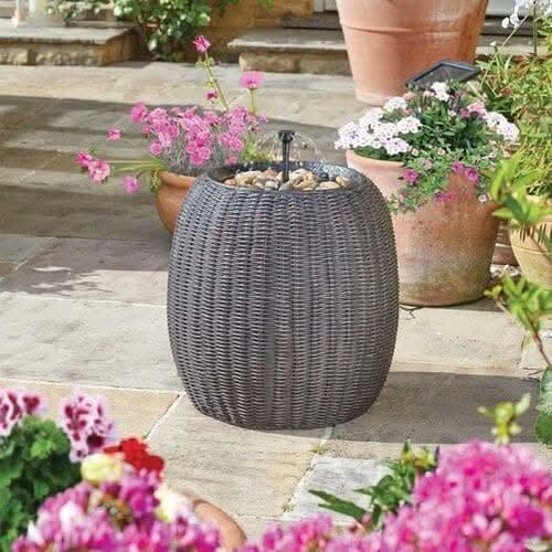 Rattan Outdoor Waterweave Water Fountain