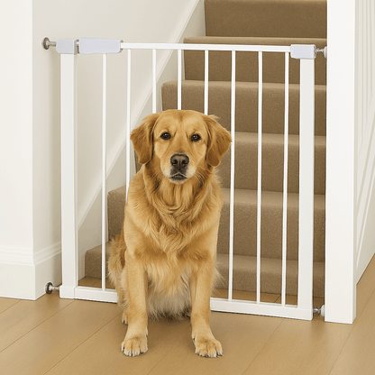 2x FYLO Baby Safety Stair Gate Pressure Fit 75-114cm Extra Wide