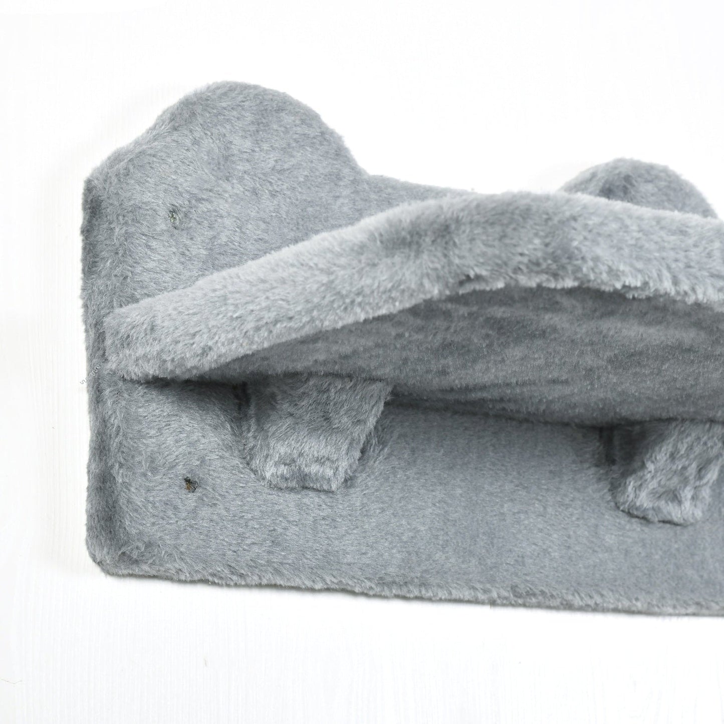 PawHut 4-Piece Wall-Mounted Cat Shelves w/ Scratching Post
