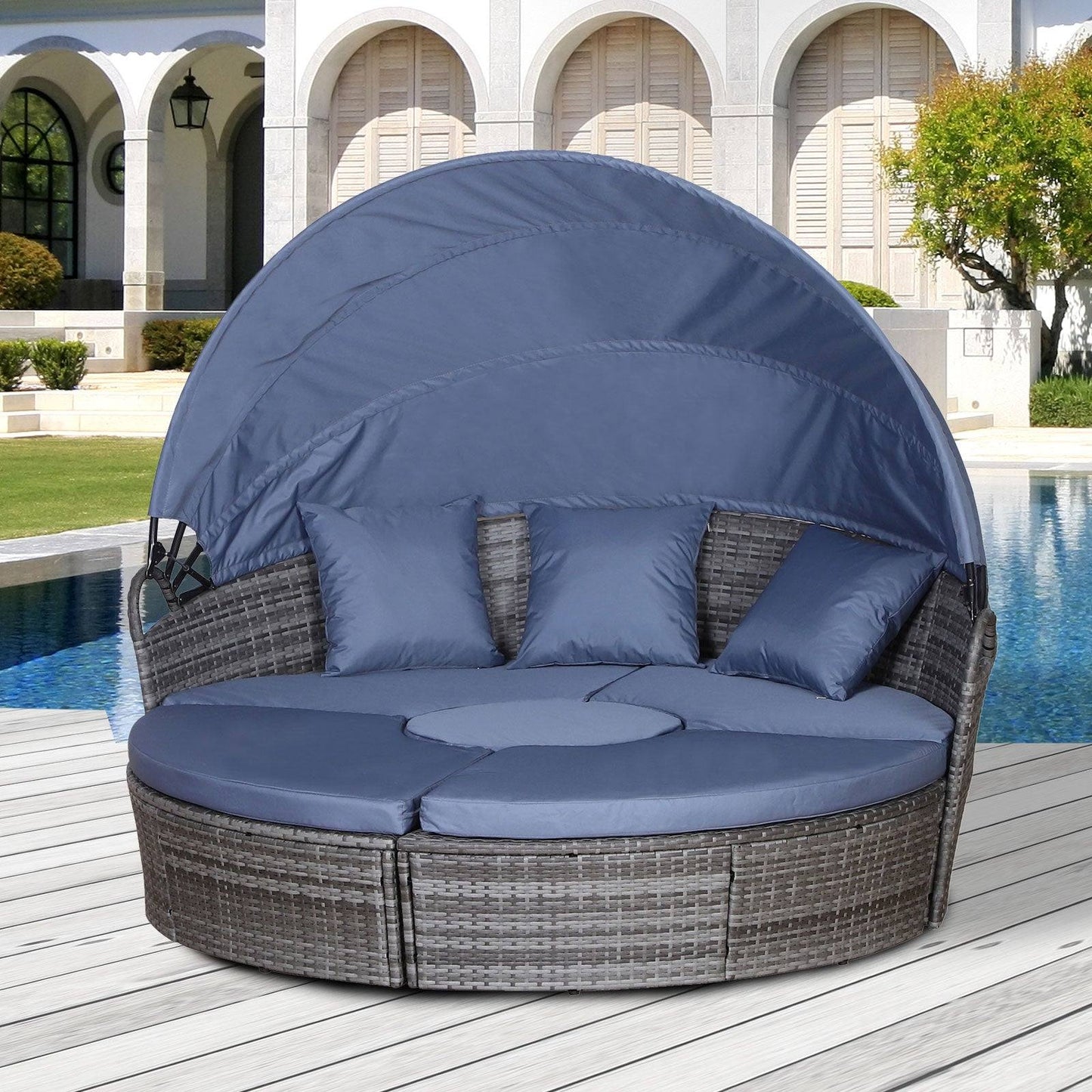 PE Rattan Lounge Set