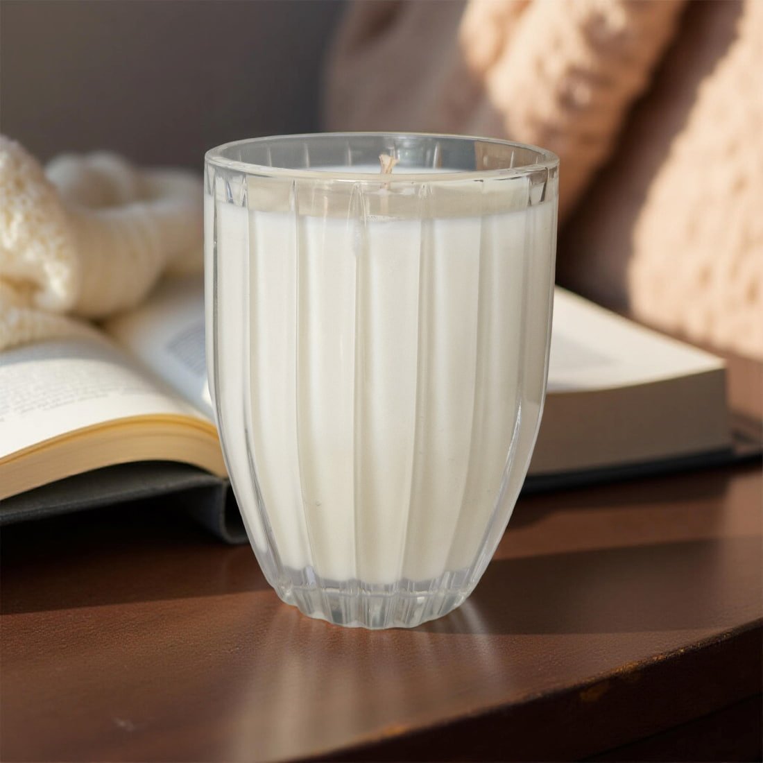 Glass Candles | Soft Sandalwood Fragrance