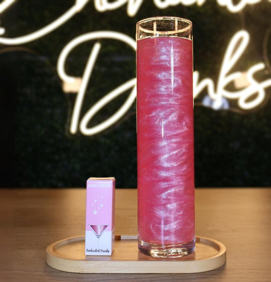Glitter Pink Edible Drink Shimmer