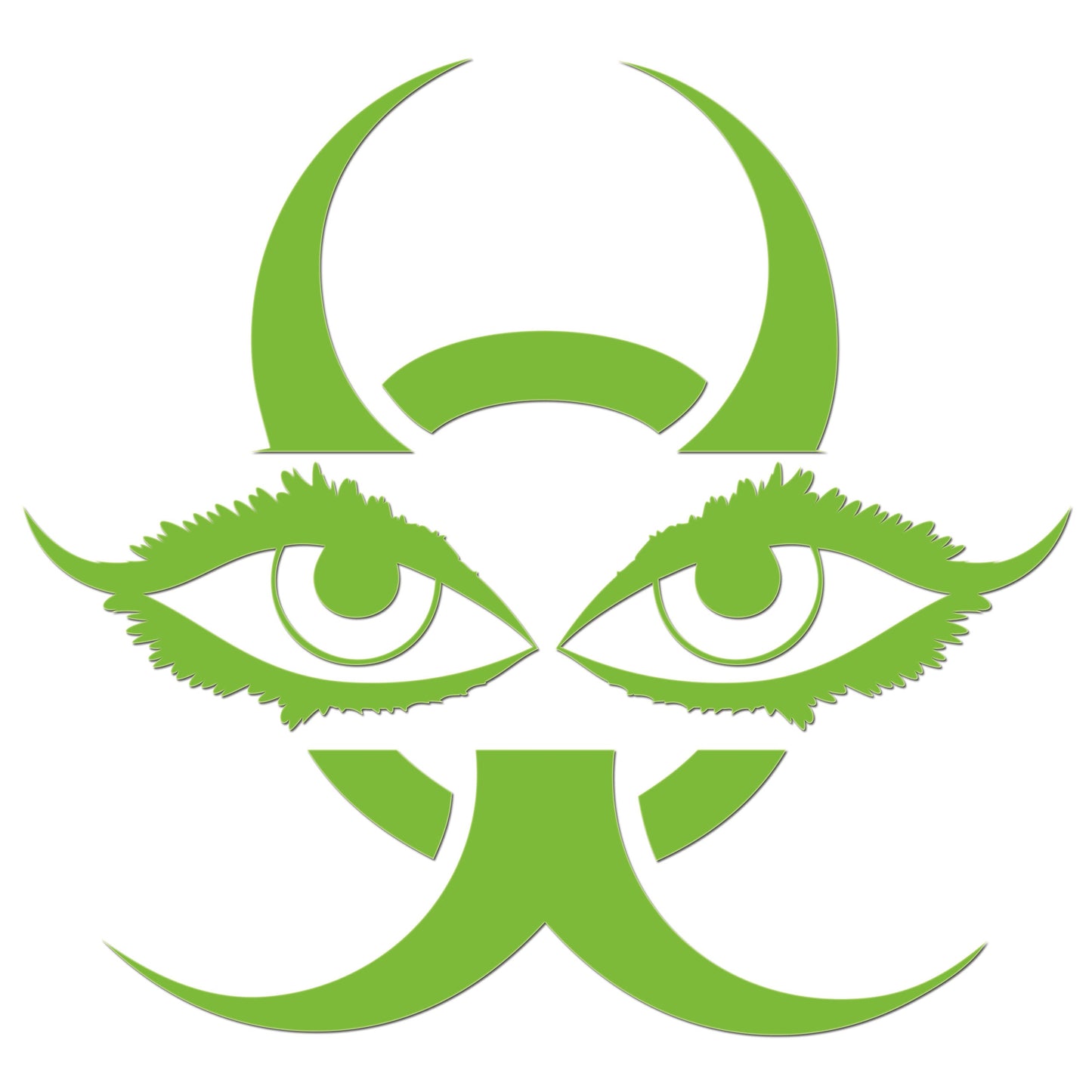 Chinese Devil Eyes Sticker