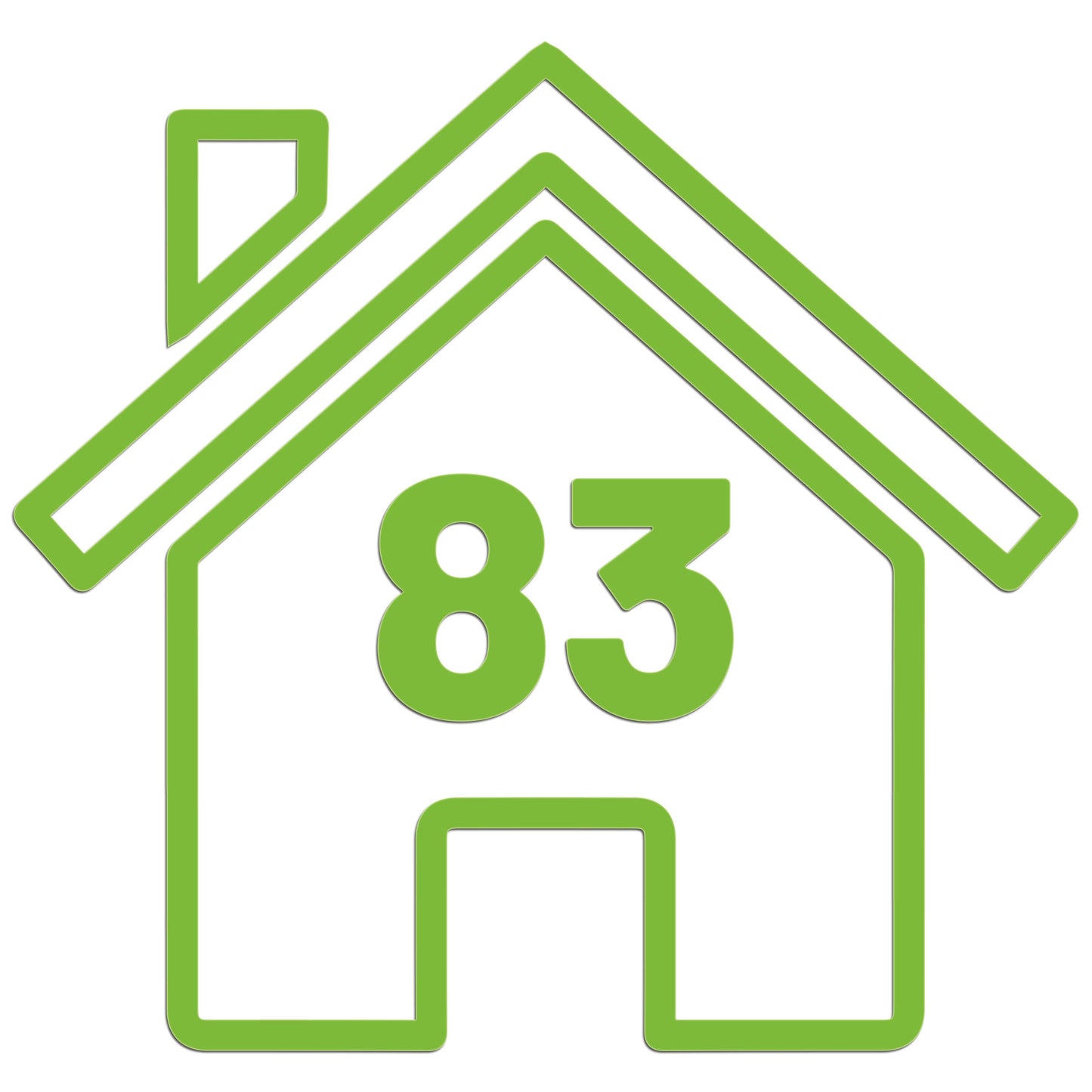 Wheelie Bin House Sticker