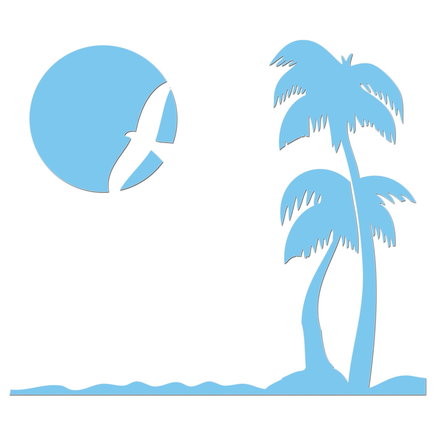 Paradise Beach Sticker