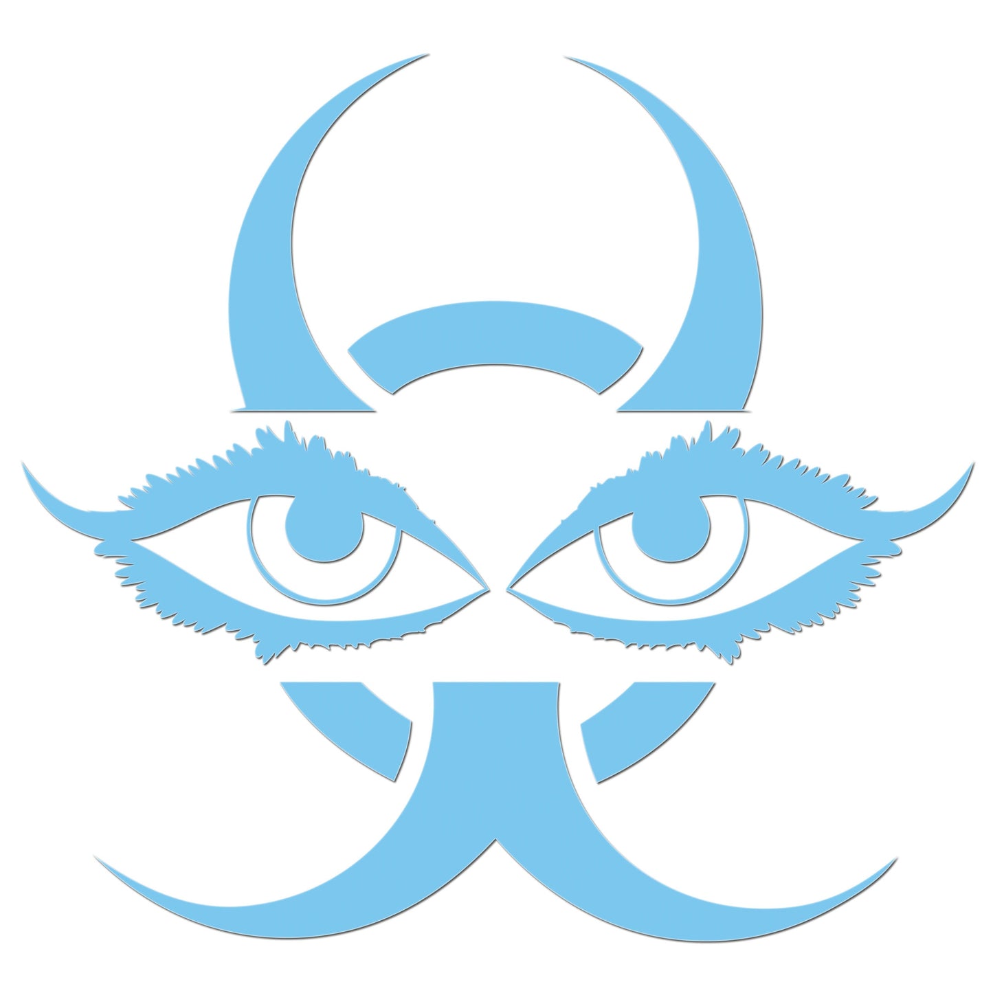 Chinese Devil Eyes Sticker