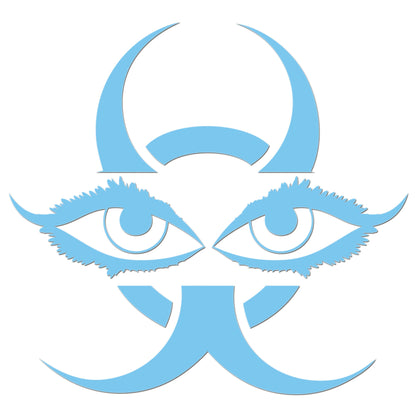 Chinese Devil Eyes Sticker