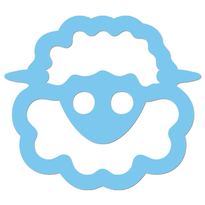 Funny Cartoon Sheep Sticker