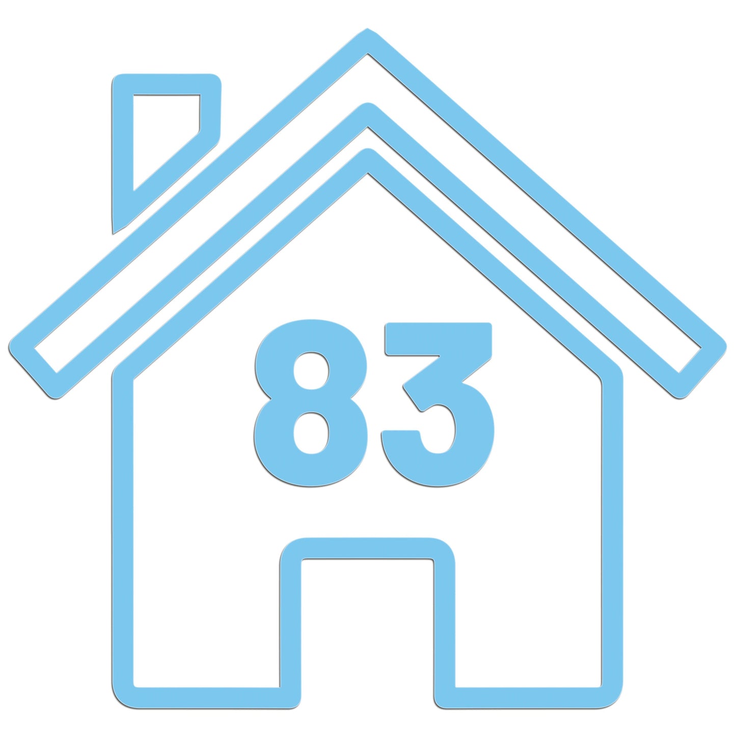 Wheelie Bin House Sticker