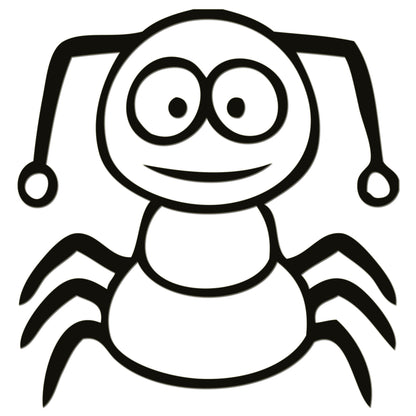 Funny Cartoon Insect Sticker