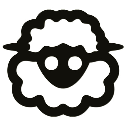 Funny Cartoon Sheep Sticker