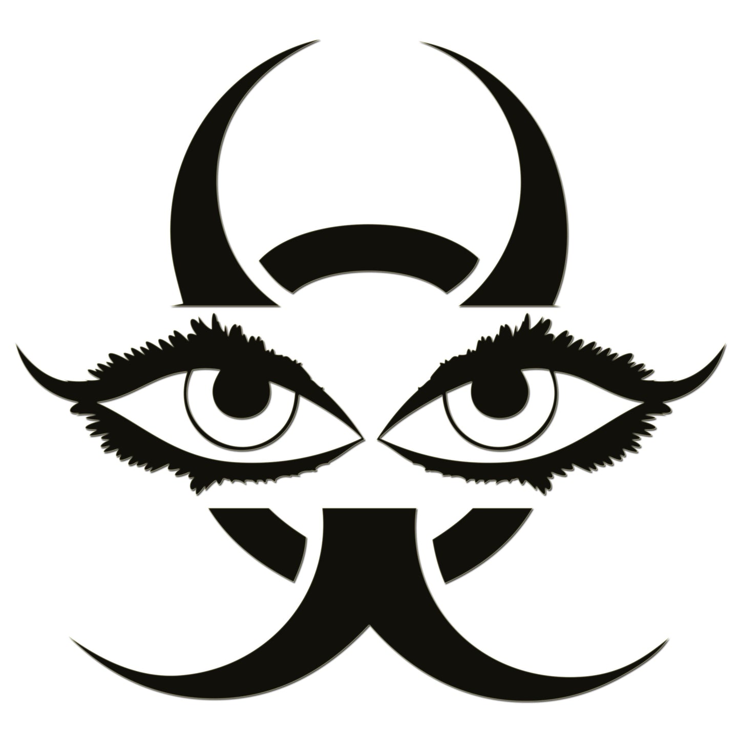 Chinese Devil Eyes Sticker