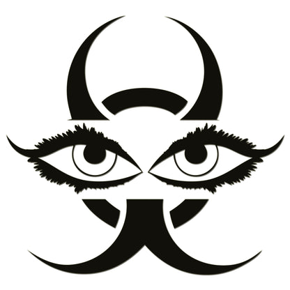 Chinese Devil Eyes Sticker