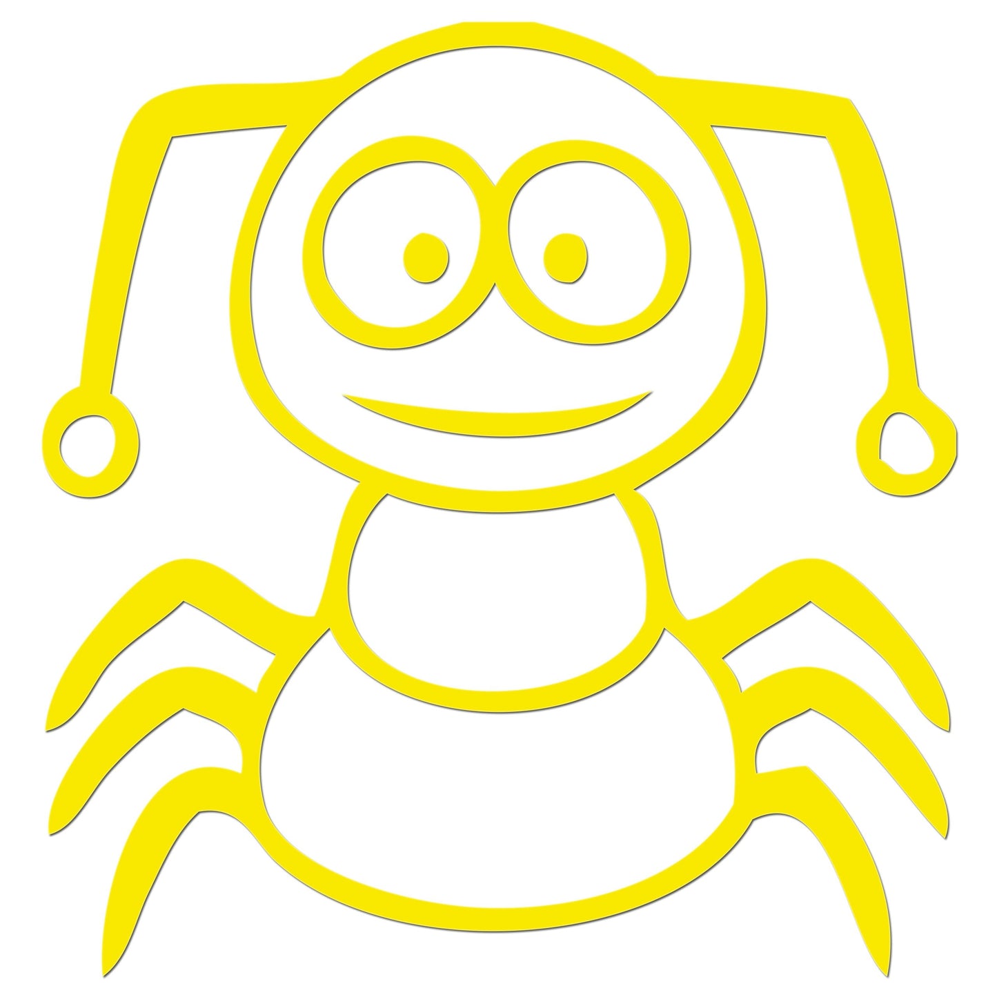 Funny Cartoon Insect Sticker