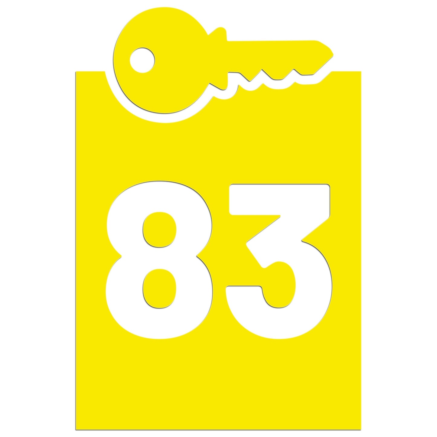 Wheelie Bin Key Sticker